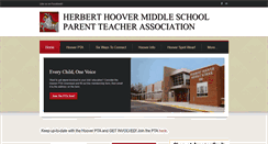 Desktop Screenshot of hoovermspta.org