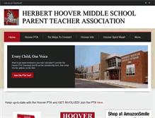 Tablet Screenshot of hoovermspta.org